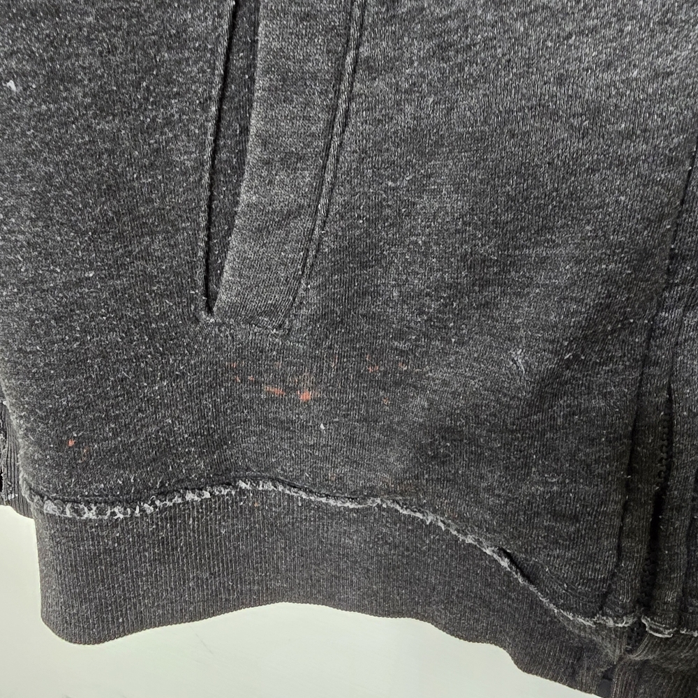 Helix Kids Gray Full Zip Hoodie US DIV 75 Graphic Front & Back XL (14) - Picture 4 of 14